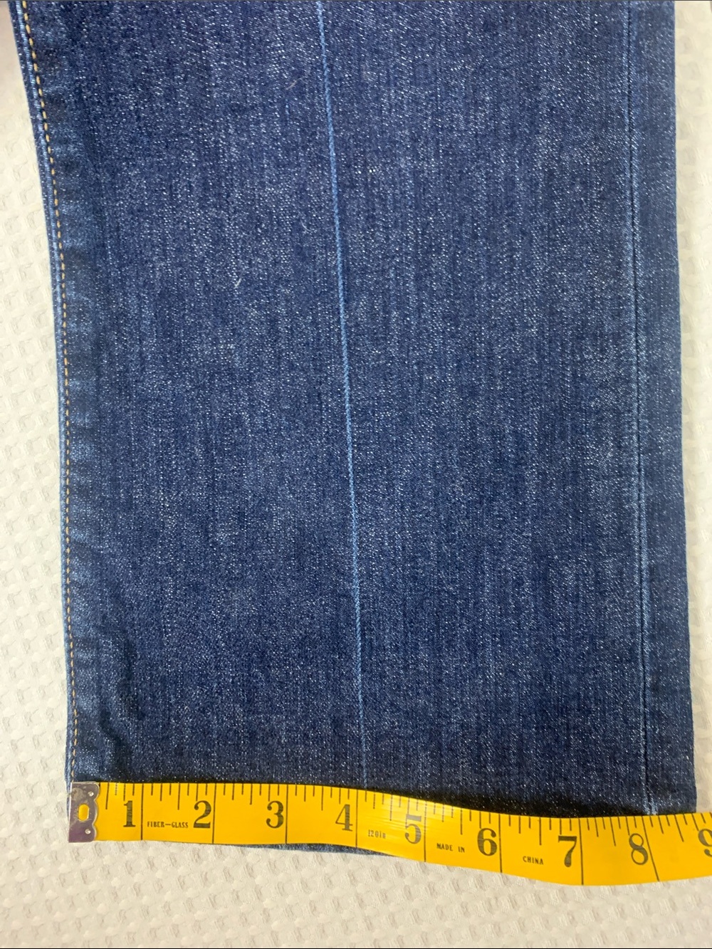 New VTG Uncharted Territory lowrise Dark Denim Bootcut Jeans Size 31 34” inseam - Picture 11 of 11